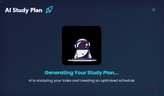 Generate Study Plan
